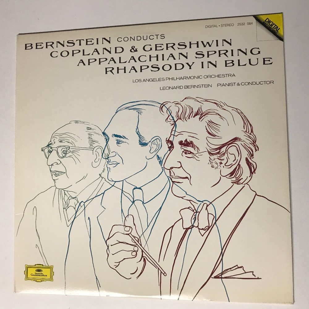 Music Album Vinyl Bernstein Copeland Rhapsody Blue